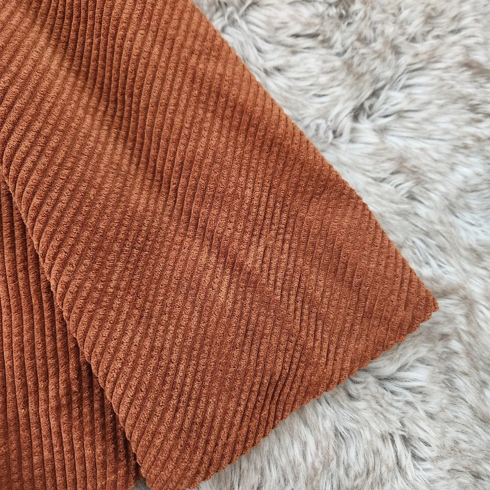 SHEIN Brown Corduroy‎ Overall Mini Dress Women's Size Medium